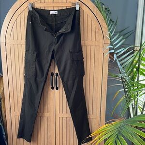 VM Black Cargo Pants for Men